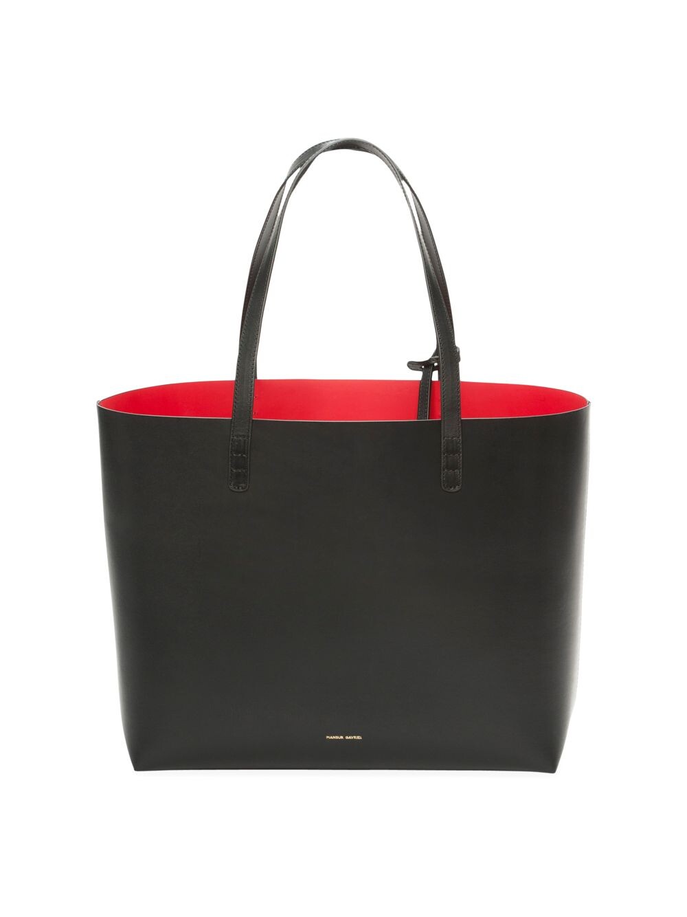 

Большая кожаная сумка-тоут Mansur Gavriel, черный