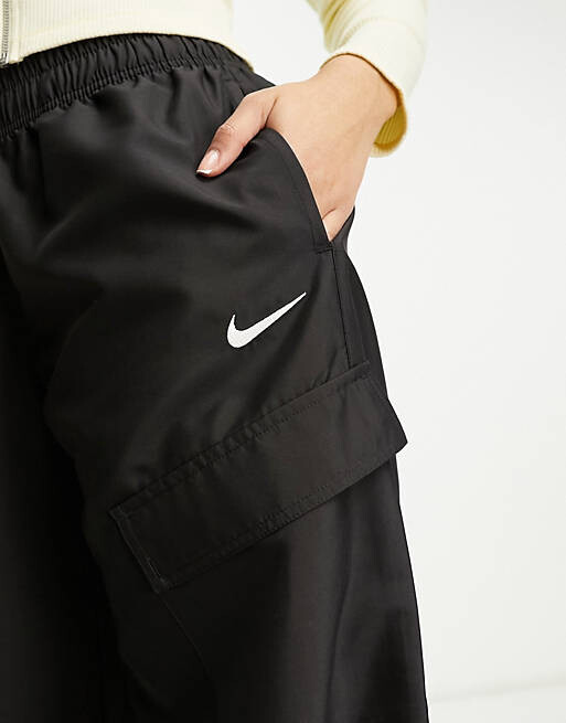 

Черные тканые брюки карго Nike Life Trend, Черный