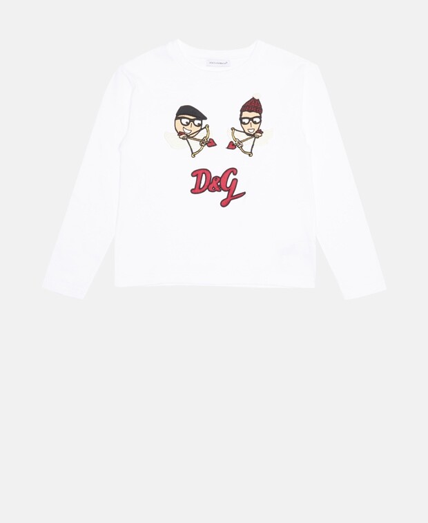 

Топ с длинными рукавами Dolce & Gabbana, белый