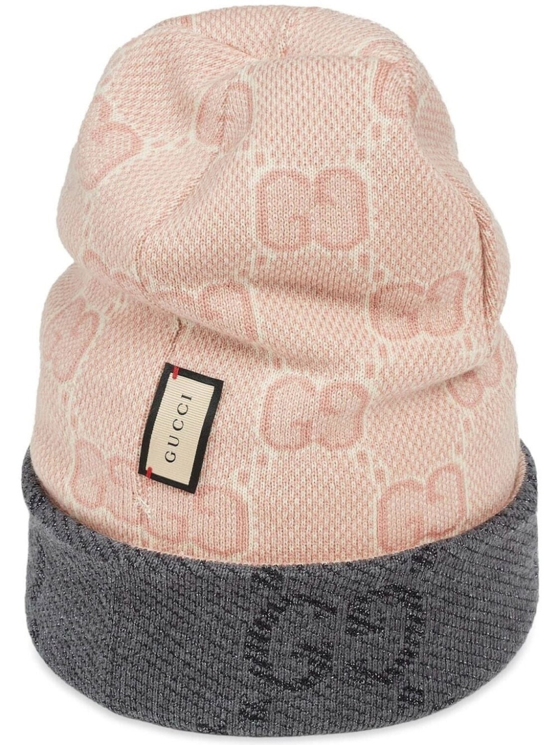 

Gucci шапка бини с логотипом GG, серый