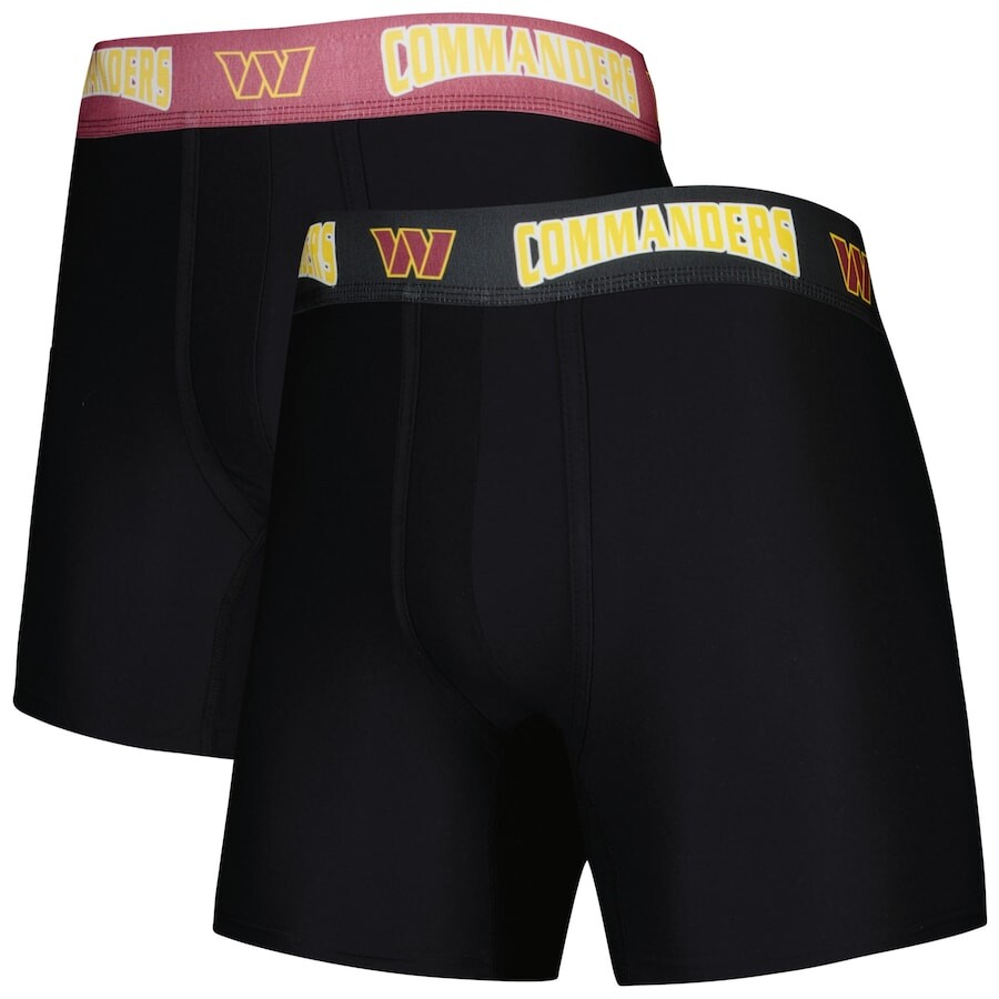 

Комплект боксеров 2 шт Concepts Sport Washington Commanders, черный