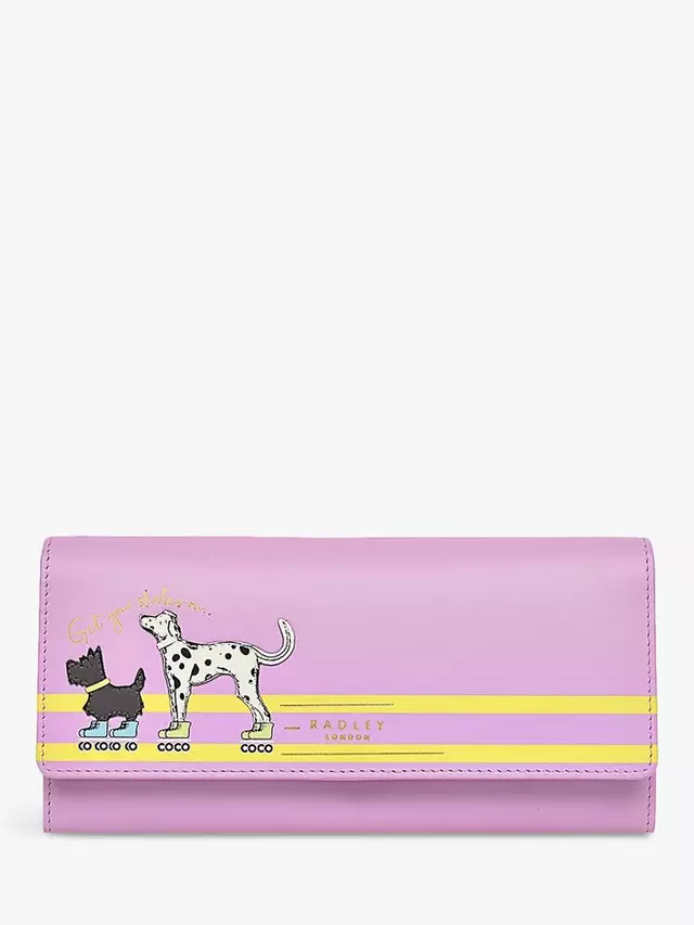 

Портмоне Radley Get Your Skates On Leather Matinee, цвет sugar pink