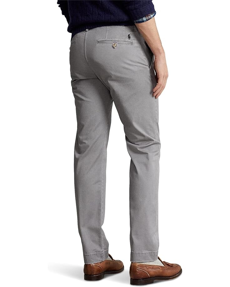 Брюки Polo Ralph Lauren Stretch Slim Fit Chino Pants, цвет Perfect Grey