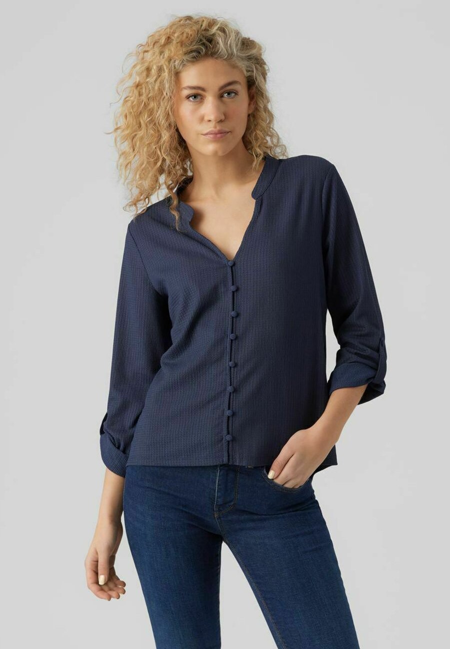 

Рубашка Vero Moda, темно-синий