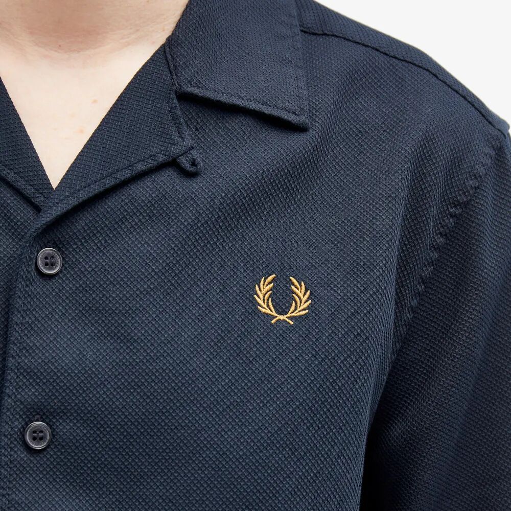 

Fred Perry Рубашка с короткими рукавами Pique для отдыха, синий