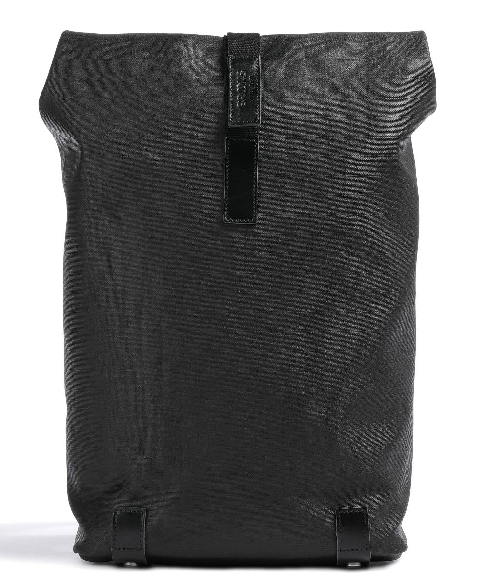 Маленький рюкзак Pickwick из хлопка с откидной крышкой, 13 дюймов, хлопок Brooks England, черный