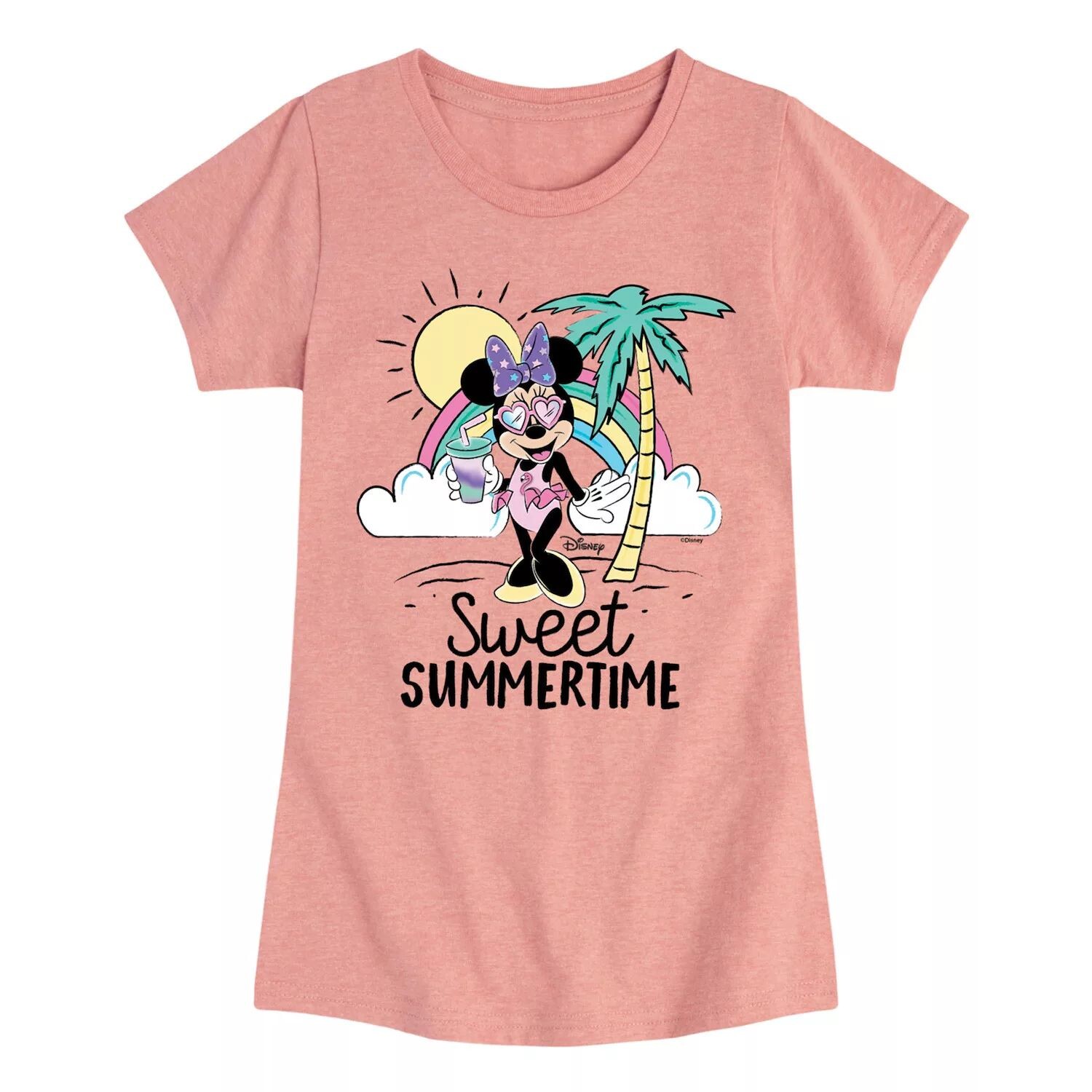 

Футболка Sweet Summertime с рисунком для девочек 7–16 лет Disney's Licensed Character
