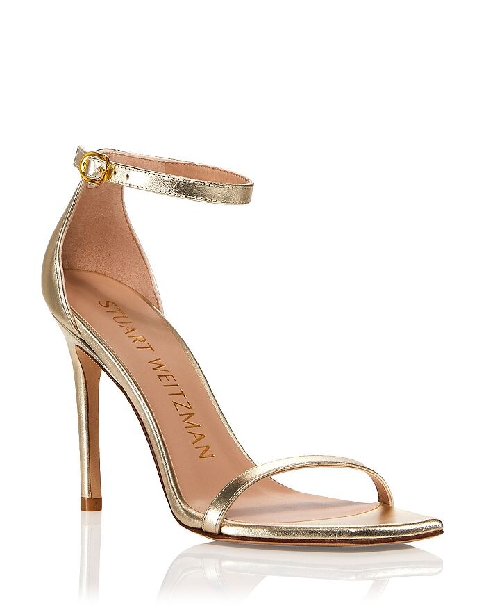 

Женские сандалии Nudistcurve с эффектом металлик Stuart Weitzman