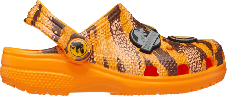 

Кроссовки Jurassic World x Classic Clog Toddler 'Orange Zing', оранжевый