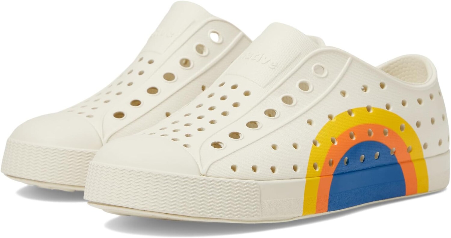 

Кроссовки Jefferson Sugarlite Block Native Shoes Kids, цвет Bone White/Bone White/Spicy Flame Vallarta Circle