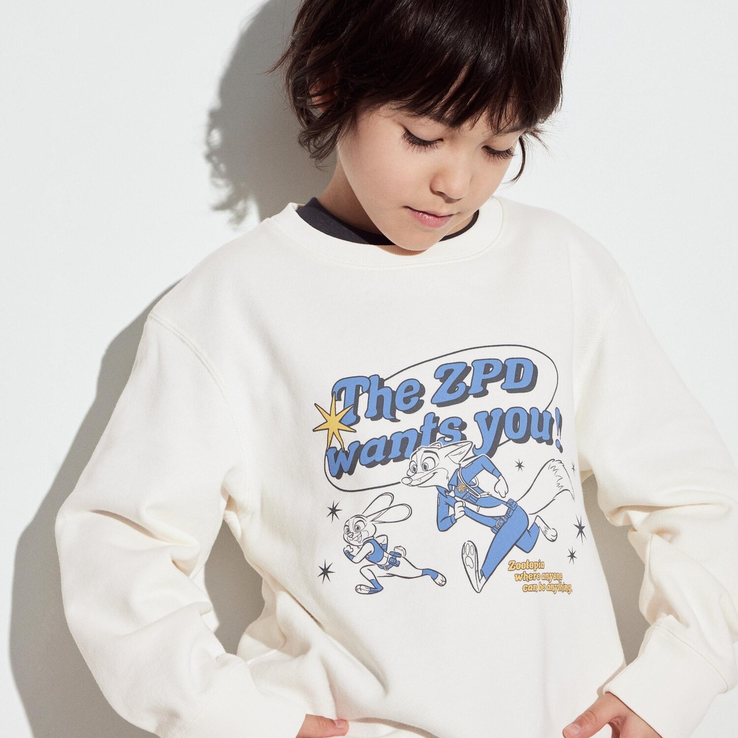 

Толстовка UNIQLO Disney Collection с длинным рукавом, белый
