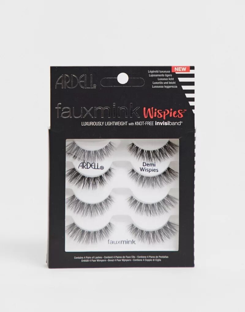 

Ardell – Faux Mink Demi – Накладные ресницы в мультиупаковке (4 комплекта)