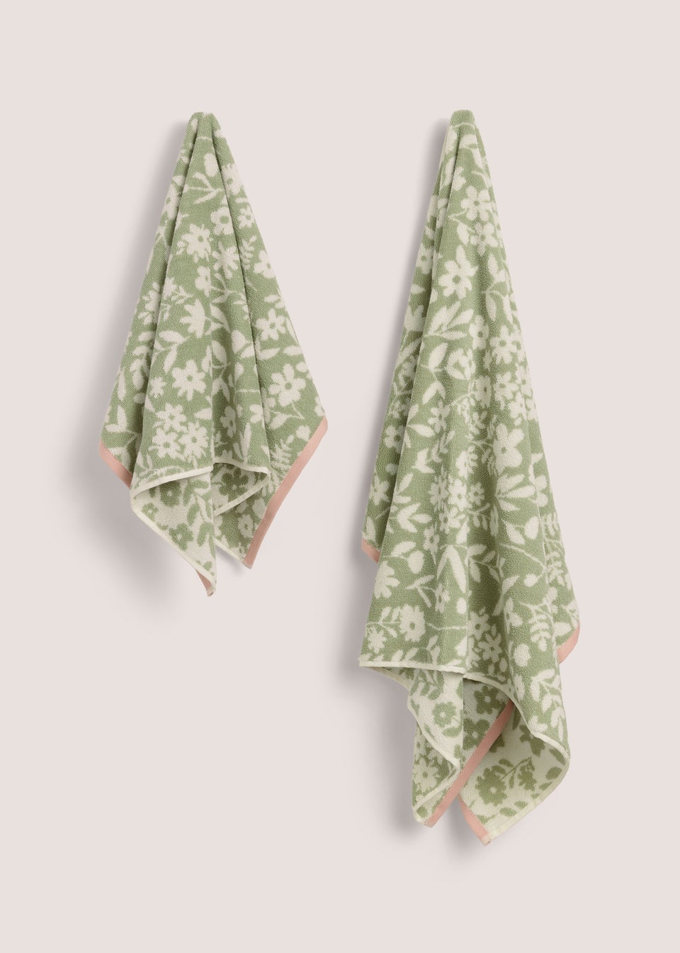 Жаккардовое полотенце Green Retreat с цветочным рисунком Homestore, мультиколор