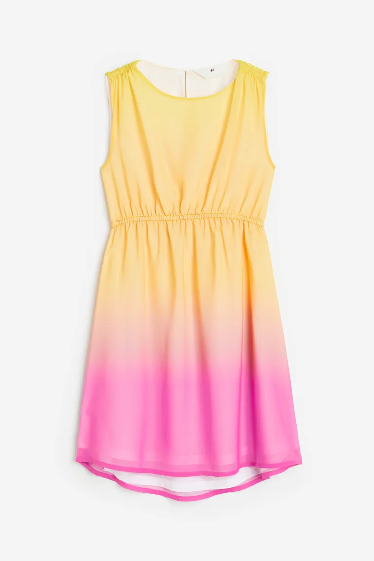 

Шифоновое платье H&M, розовый