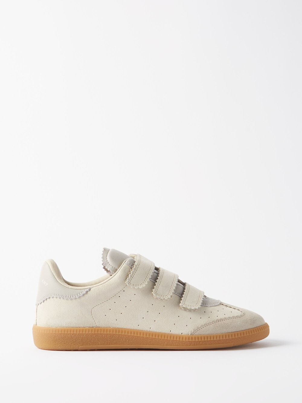 

Кроссовки beth из кожи и замши с липучками Isabel Marant, бежевый