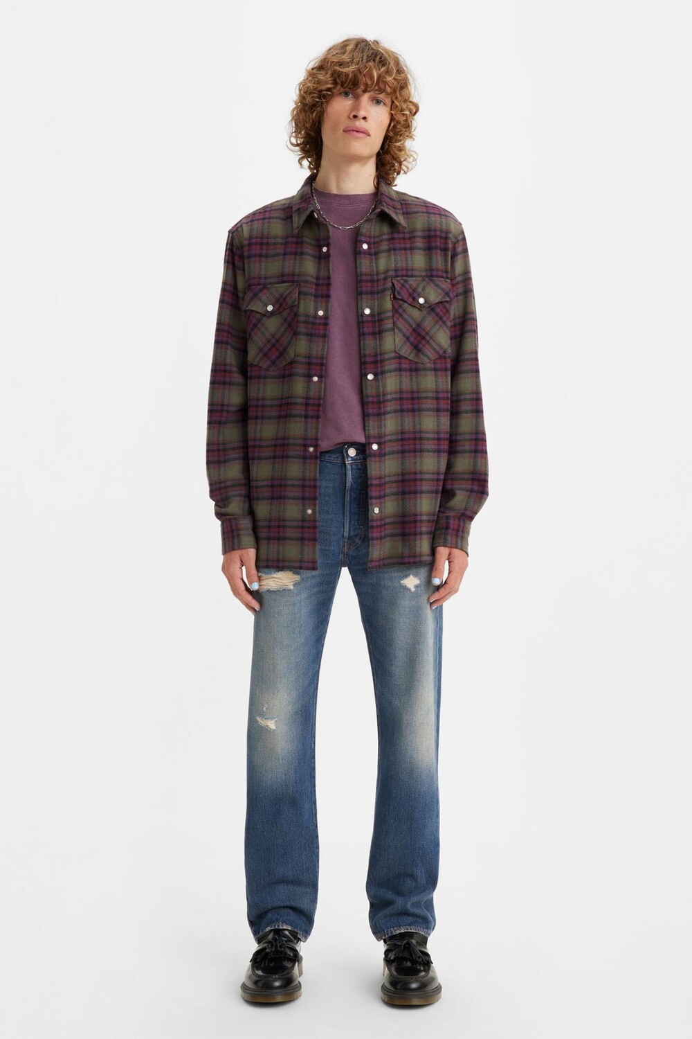 

Синие джинсы прямого кроя 501 Original от Levi's Levi's, синий