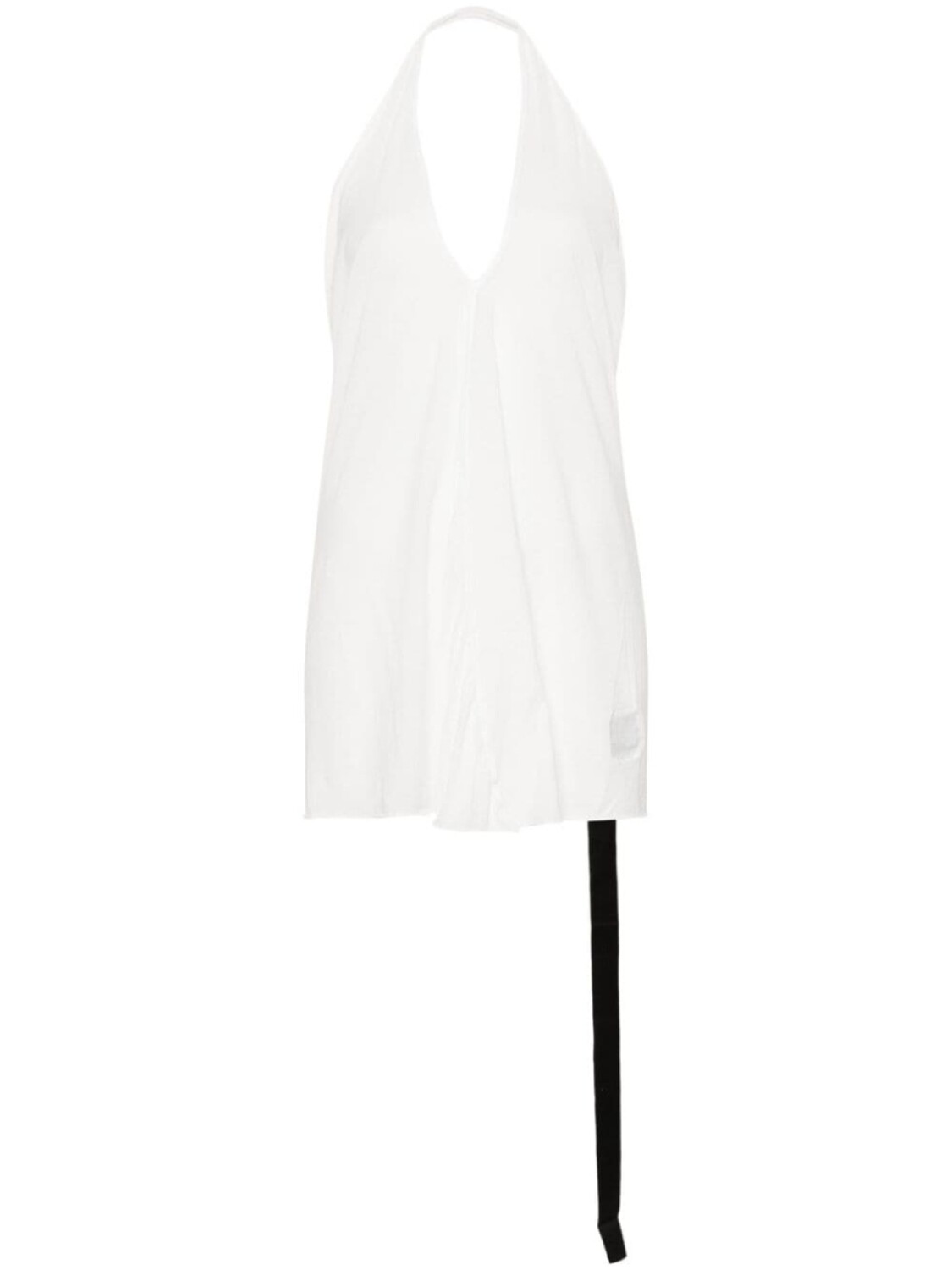 

Rick Owens DRKSHDW топ из джерси с вырезом халтер, белый