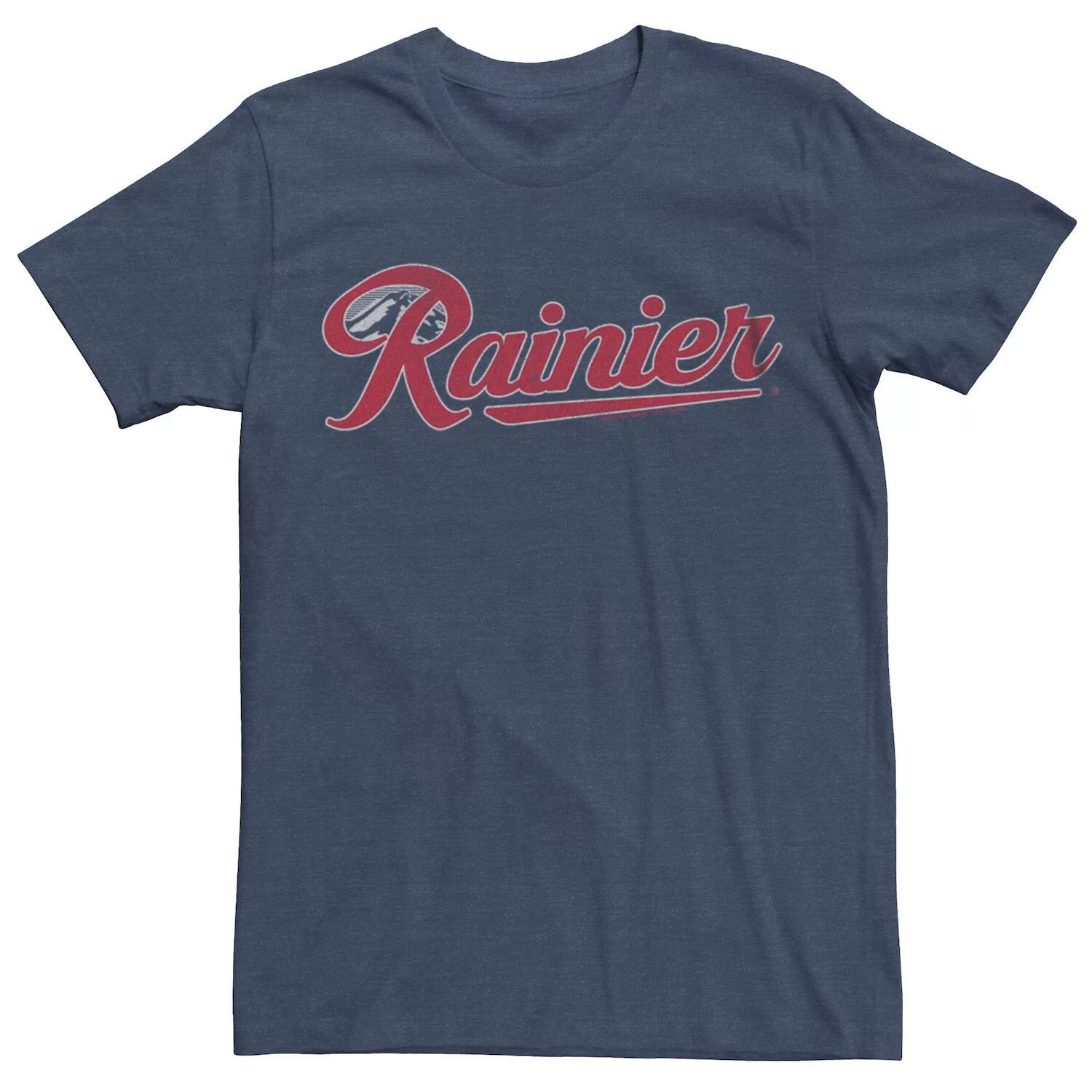 

Мужская футболка с логотипом Pabst Rainier и графическим рисунком Licensed Character