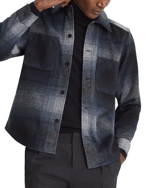 

Куртка-рубашка Айдахо REISS, цвет Blue