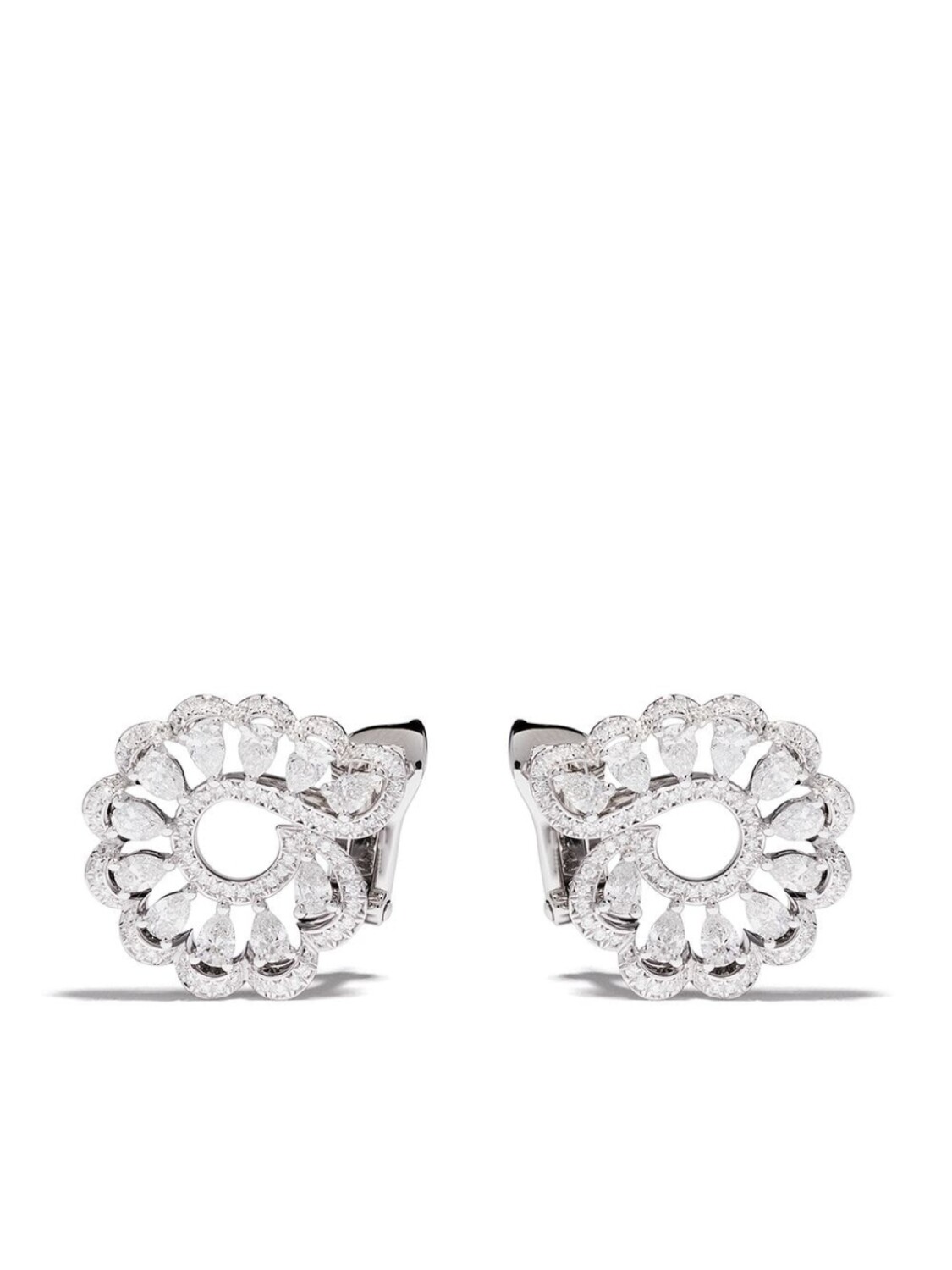 

Серьги Precious Lace из белого золота с бриллиантами Chopard, серебряный