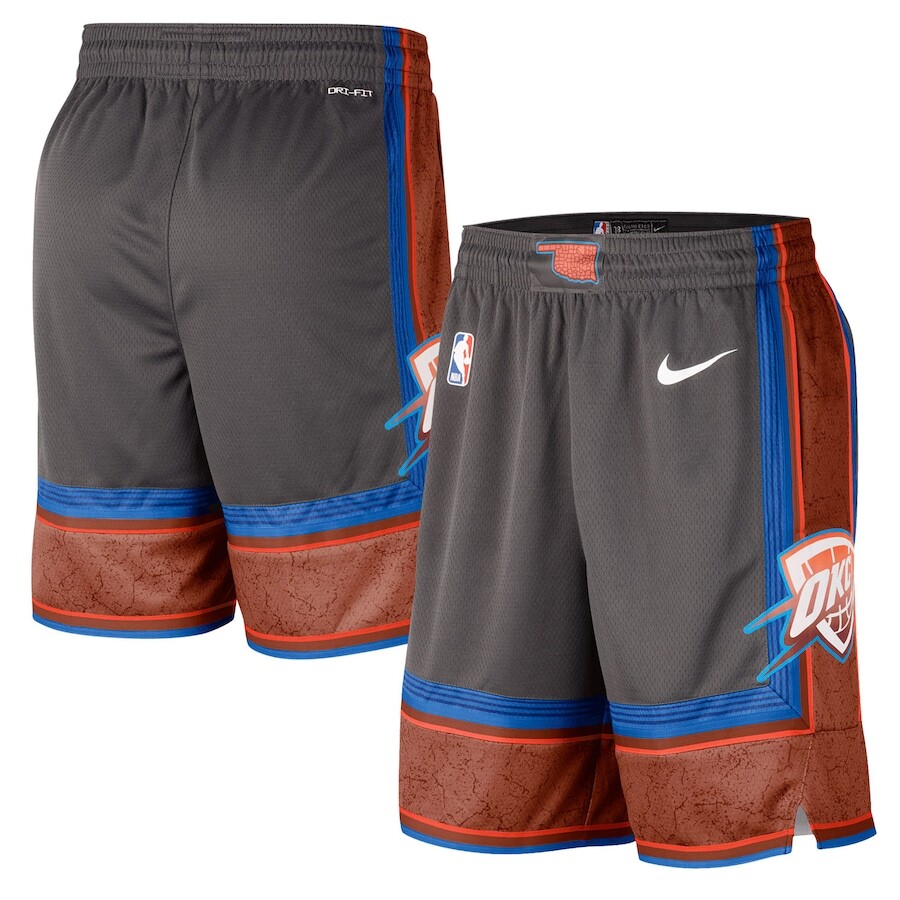 

Шорты Nike Oklahoma City Thunder, антрацит
