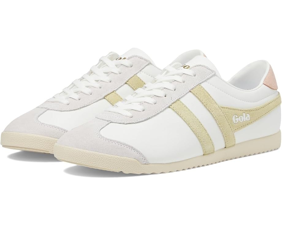 

Кроссовки Gola Bullet Pure, цвет White/Lemon/Pearl Pink