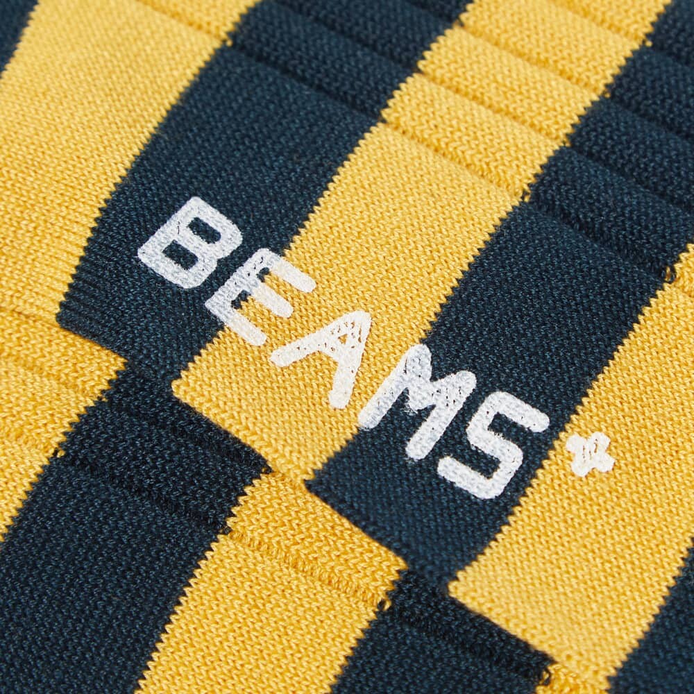 

Носки Beams Plus в рубчатую полоску