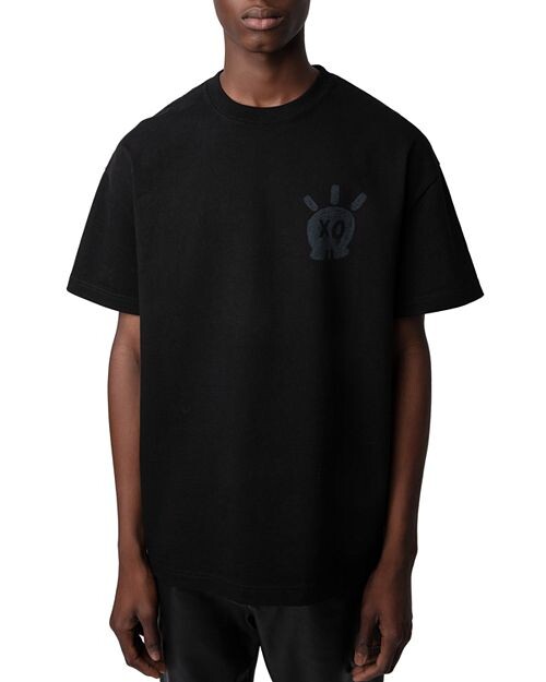 

Футболка с круглым вырезом и рисунком Teddy Skull Zadig & Voltaire, цвет Black