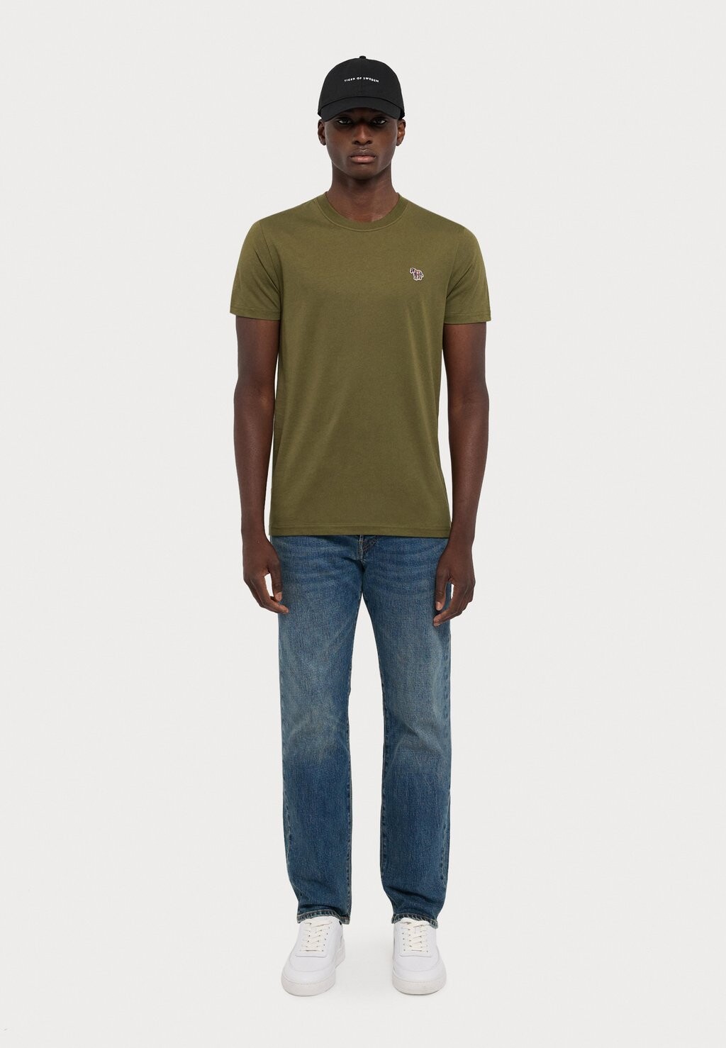 

Футболка базовая Mens Slim Fit Zebra PS Paul Smith, хаки