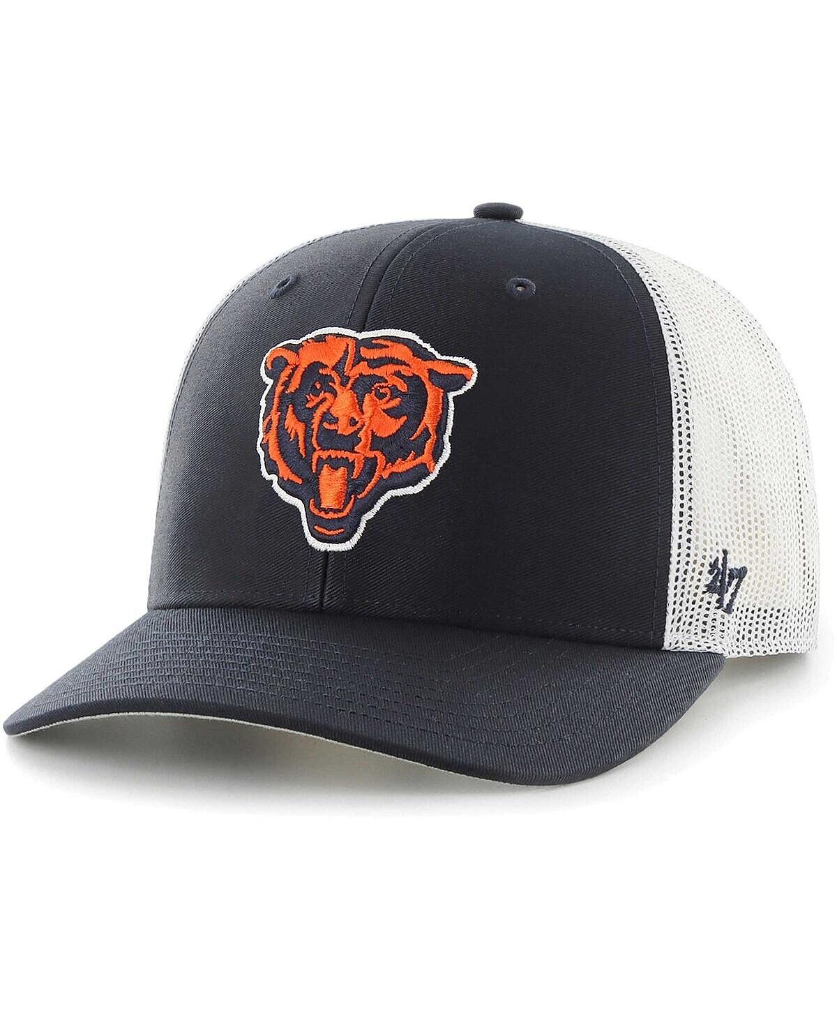 

Мужская темно-синяя регулируемая шляпа дальнобойщика Chicago Bears '47 Brand