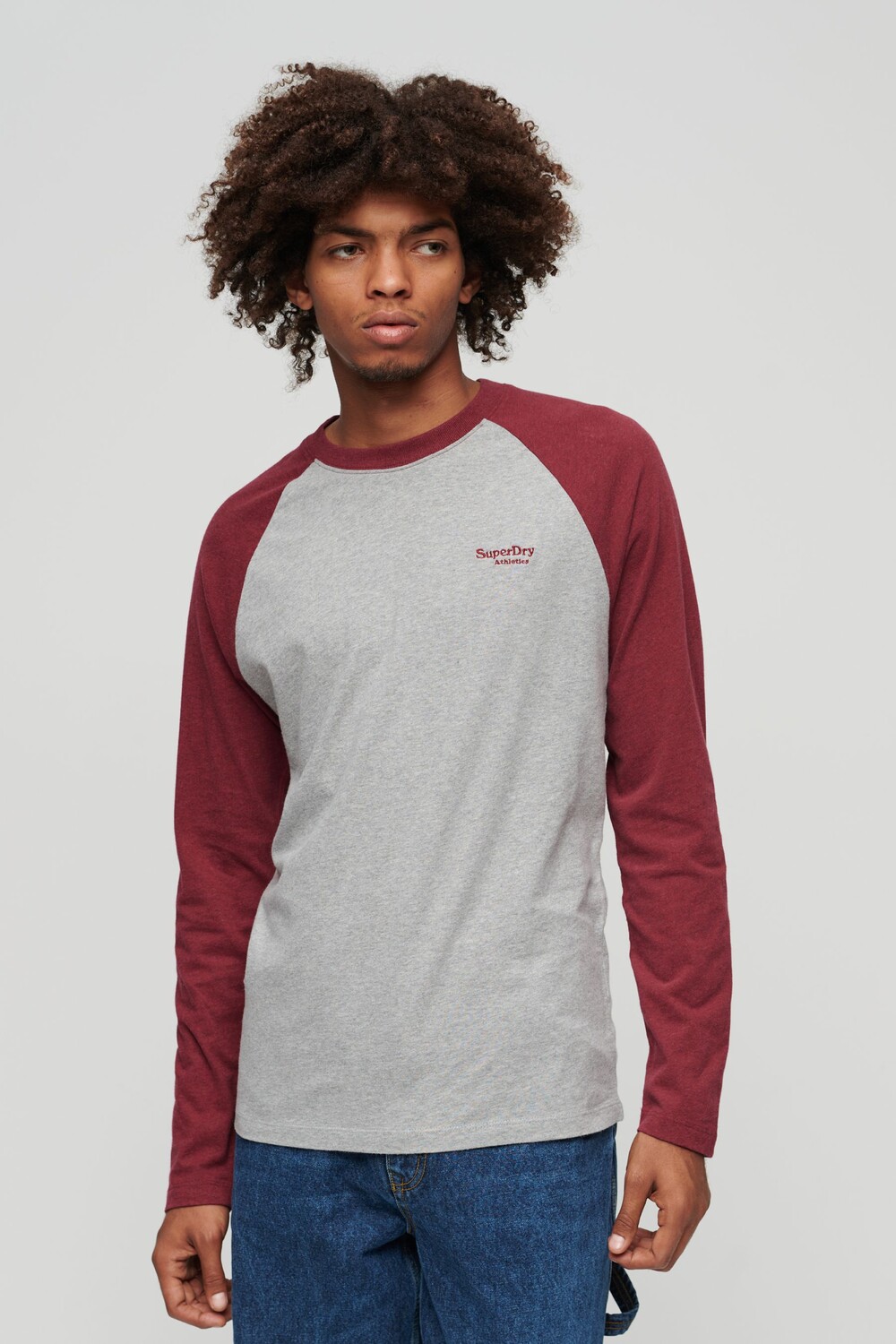 

Бейсбольная футболка с длинными рукавами Superdry Essential Superdry, серый