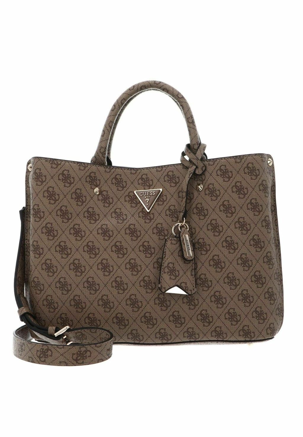 

Сумочка MERIDIAN SATCHEL Guess, молочный логотип