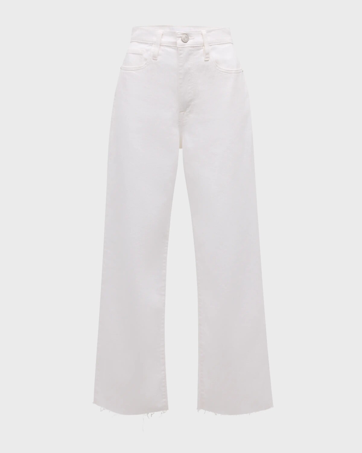 

Укороченные джинсы Le Jane Crop Raw After Jeans Frame, цвет Blanc