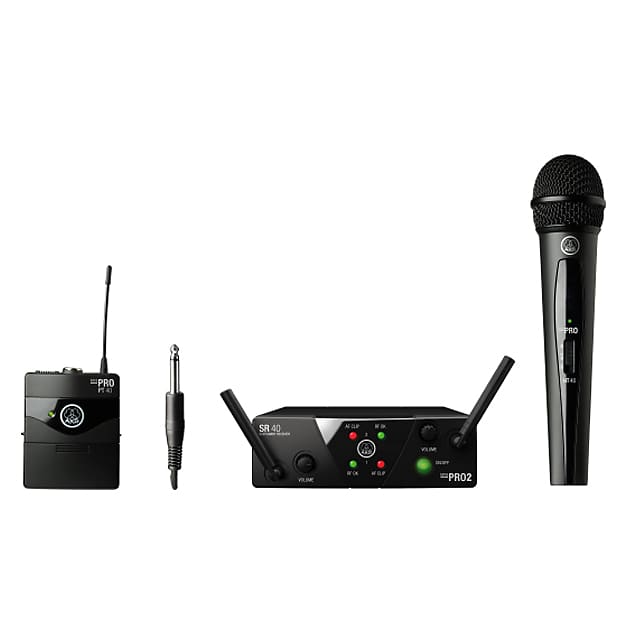 

Беспроводная микрофонная система AKG WMS40 Mini 2 Wireless Microphone and Instrument System