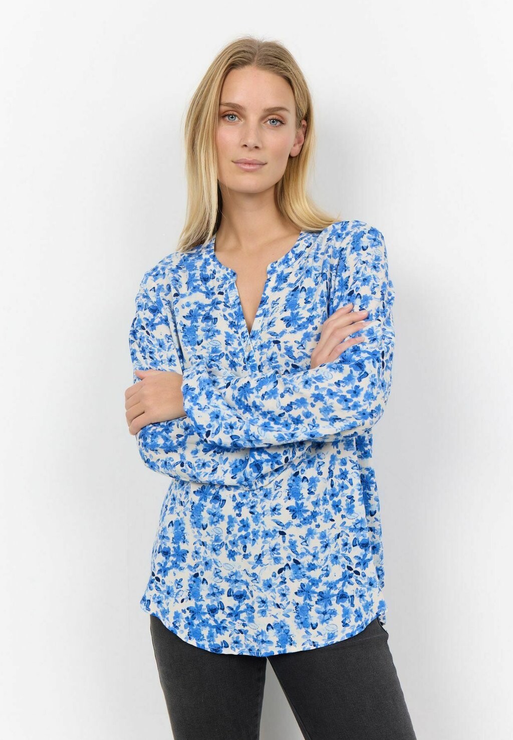 

Блузка DOHA Soyaconcept, цвет crystal blue combi