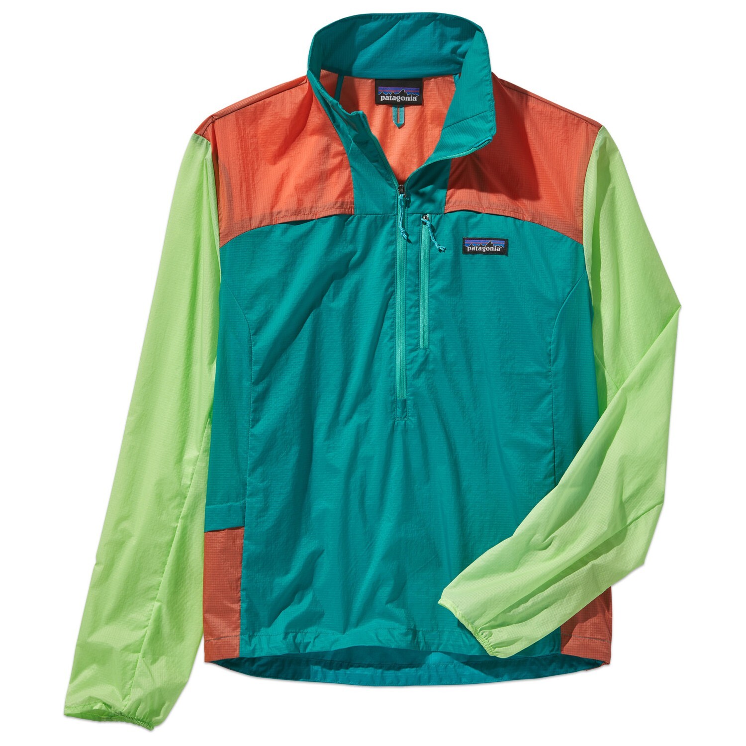 

Ветровка Patagonia Women's Houdini Stash 1/2 Zip P/O, цвет Subtidal Blue