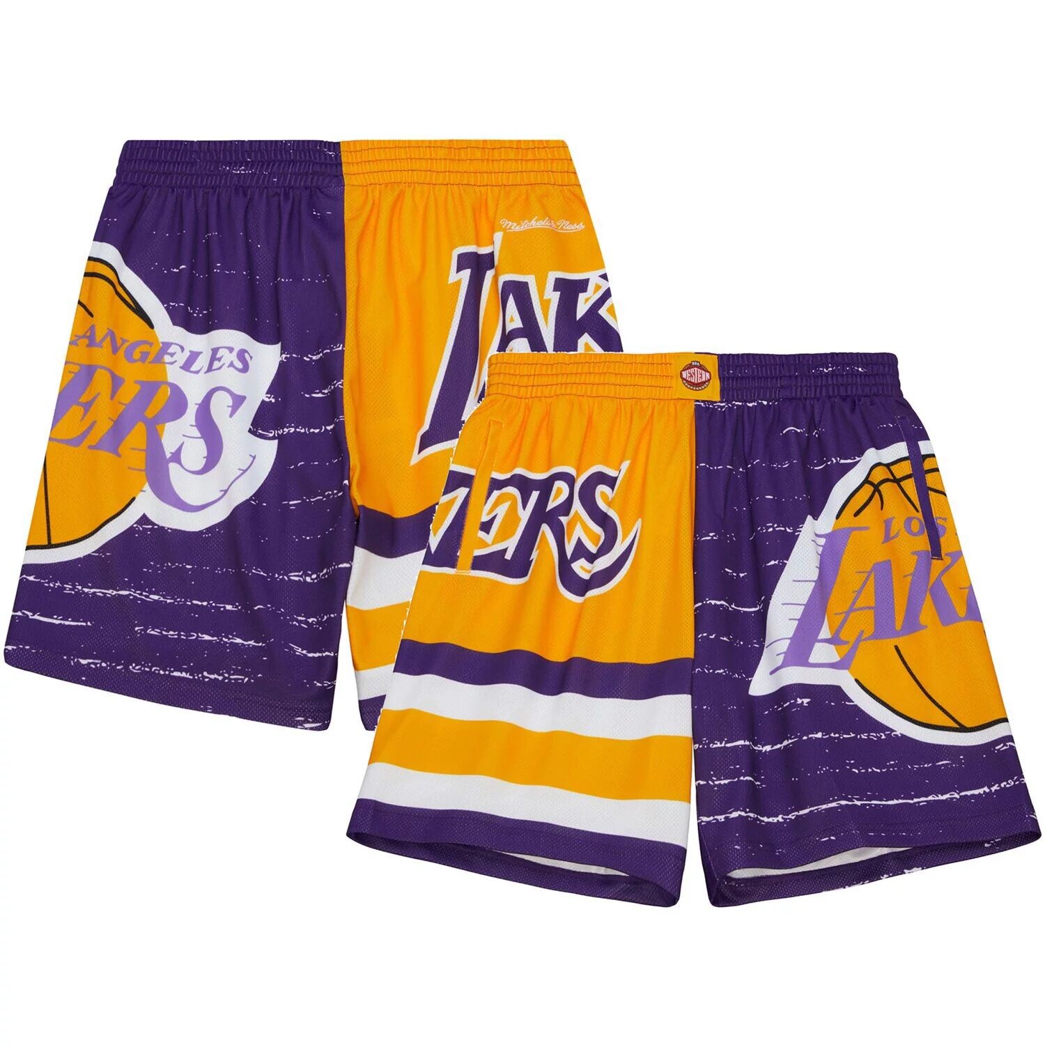 

Мужские шорты Mitchell & Ness фиолетовые/золотые Los Angeles Lakers Jumbotron 3.0