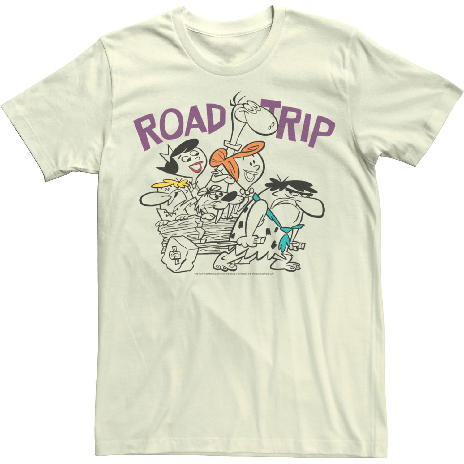 Мужская футболка The Flintstones Road Trip Licensed Character цена и фото