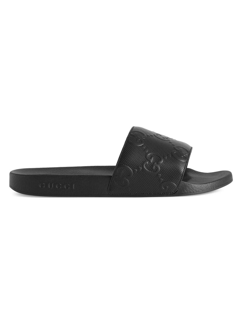 Сандалии Pursuit Slide Gucci, черный сандалии gucci pursuit trek web rubber slide черный