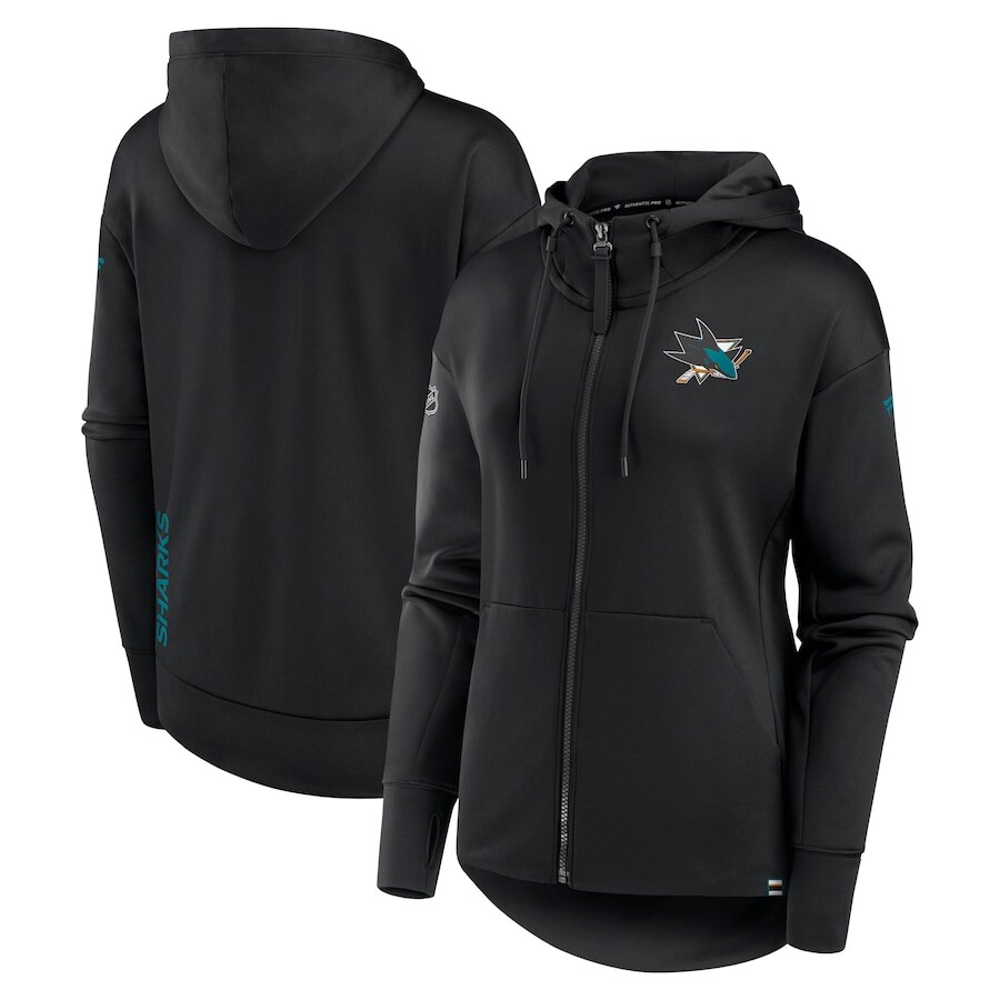 

Толстовка на молнии Fanatics Branded San Jose Sharks, черный