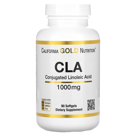 Конъюгированная линолевая кислота California Gold Nutrition CLA, 1000 мг, 90 мягких таблеток lamberts cla конъюгированная линолевая кислота 1000 мг 90 капсул