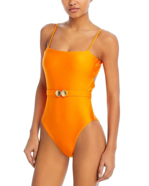 

Сплошной купальник с поясом AQUA, цвет Orange