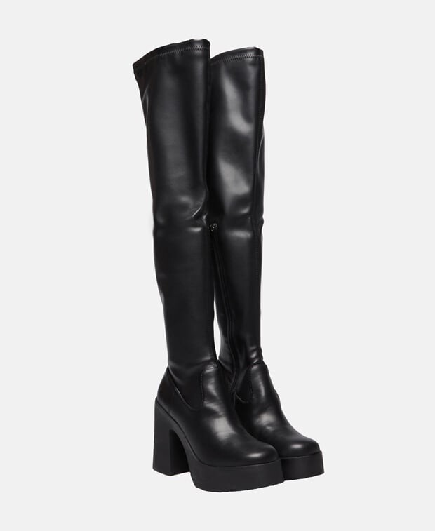 

Сапоги выше колена Steve Madden, черный