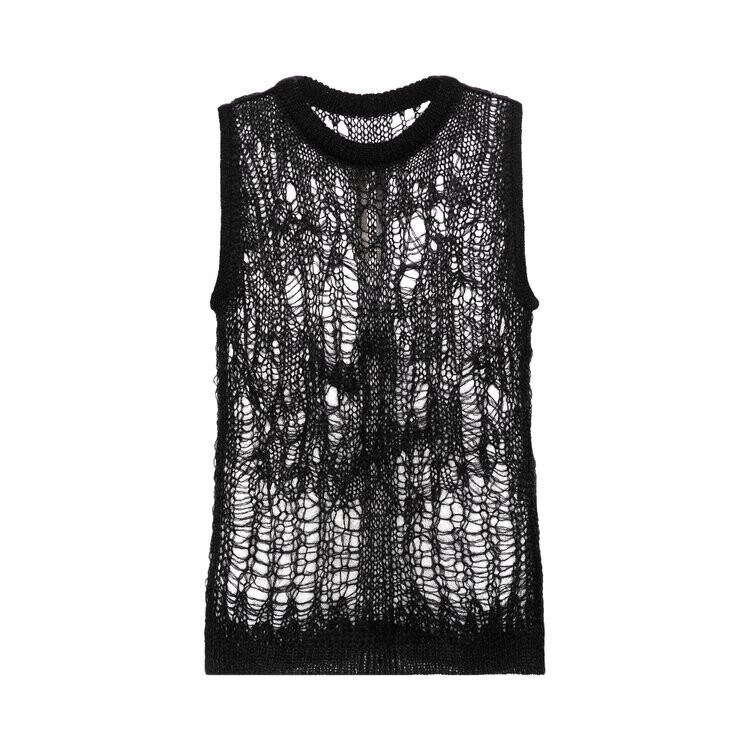 

Топ Rick Owens Spider Knit Top, черный