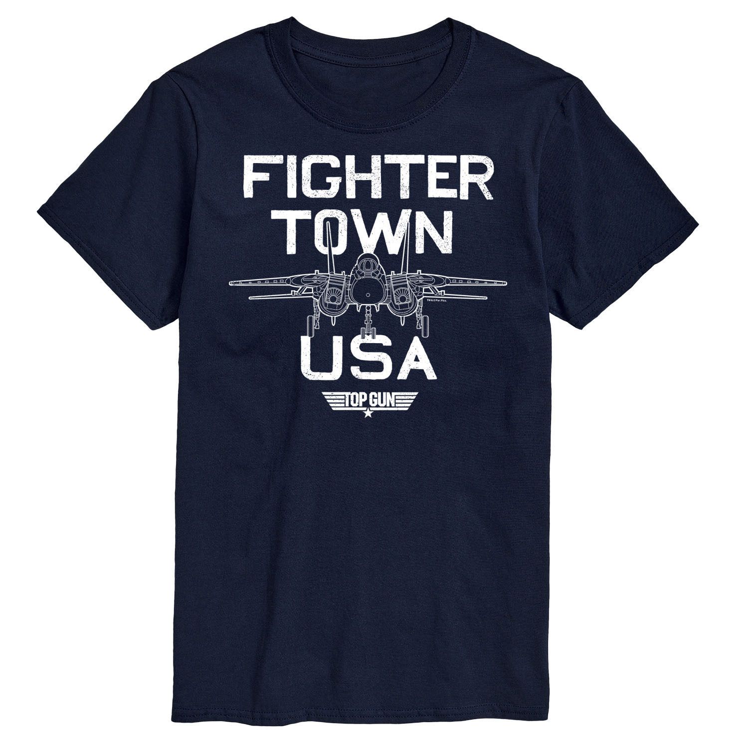 Мужская футболка Top Gun Fighter Town Licensed Character