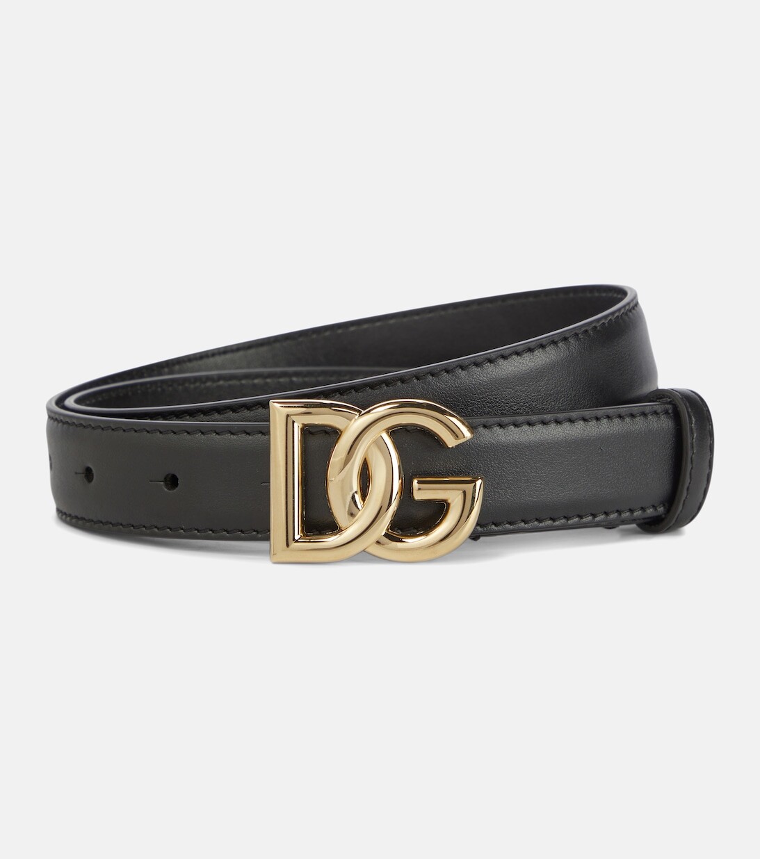 

Ремень с логотипом DG Dolce&Gabbana, черный