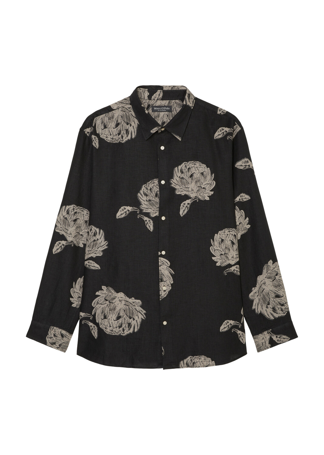

Рубашка Marc O'Polo regular, мульти/черный