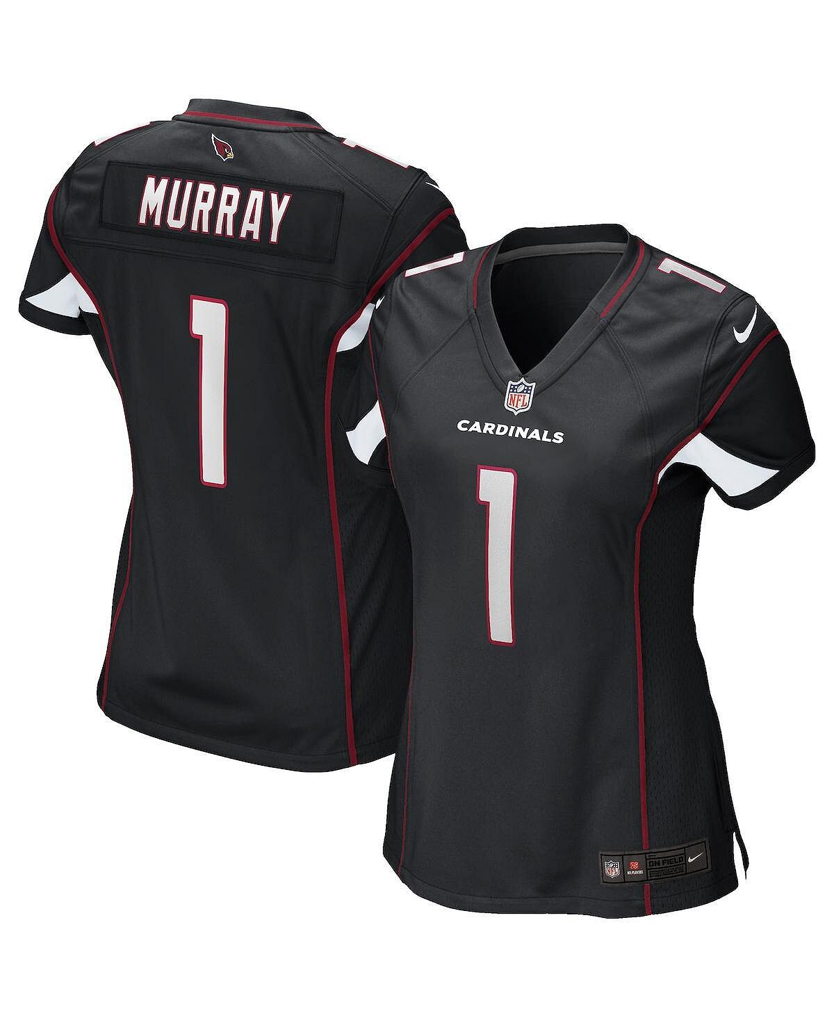 

Женская футболка Kyler Murray Black Arizona Cardinals Game Player Nike, черный
