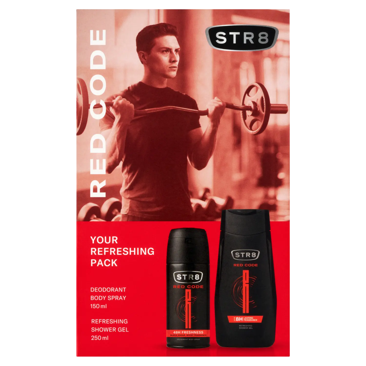 

Набор: мужской дезодорант-спрей Str8 Red Code, 250 мл