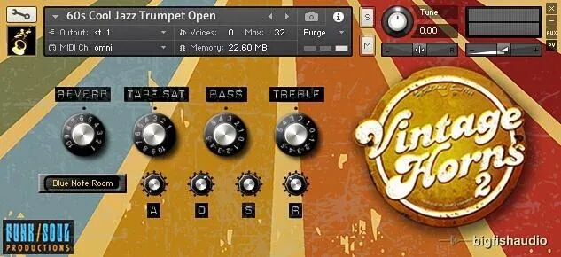

Библиотека образцов рогов Big Fish Vintage Horns 2 — (Скачать)